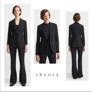 Theory Etiennette Black Good Wool Blazer